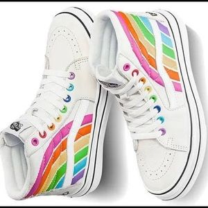 (Great Condition) Vans kids shoes girls size 3.0